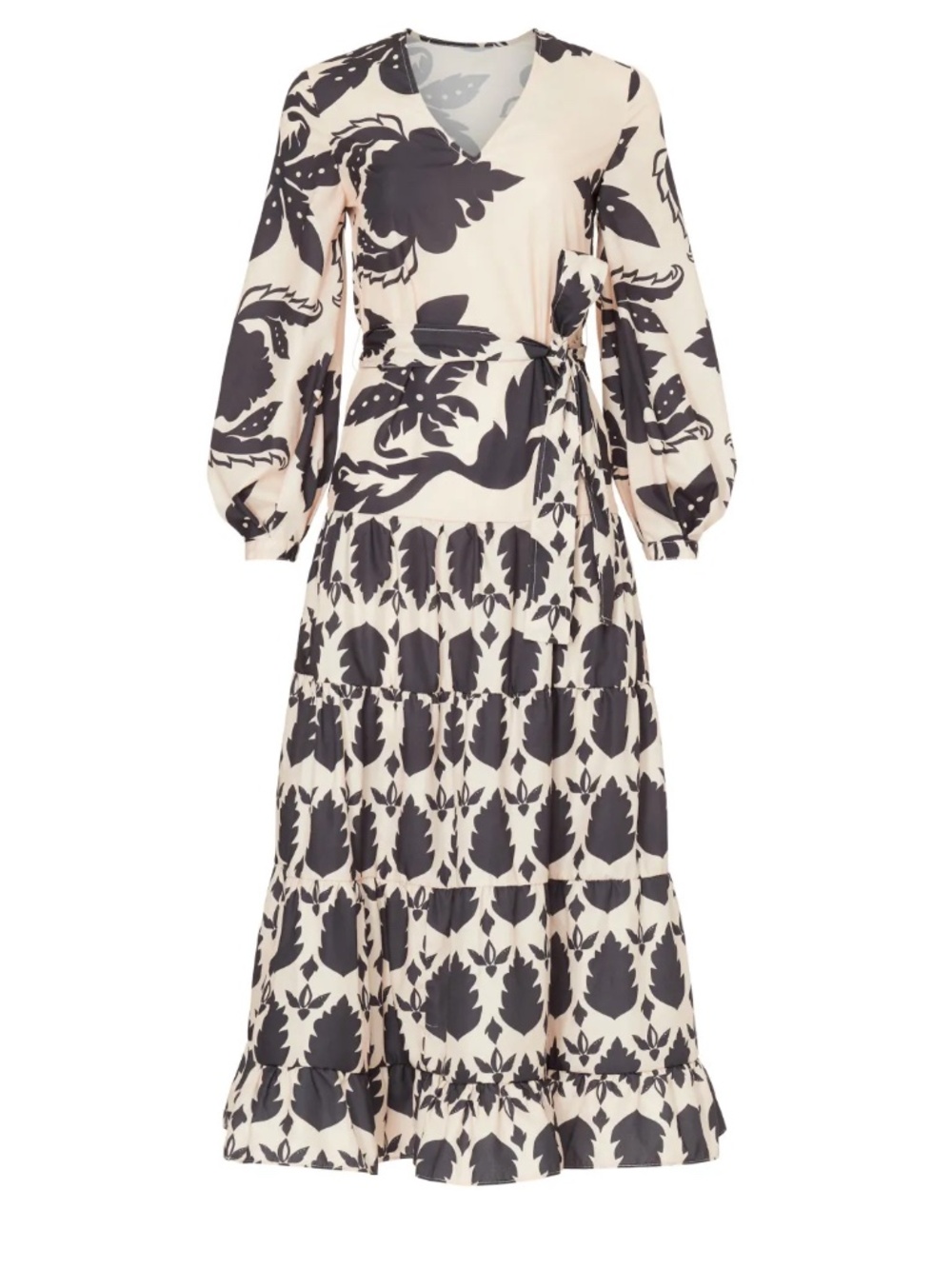 Area Stars Leaf Midi Dress - size small